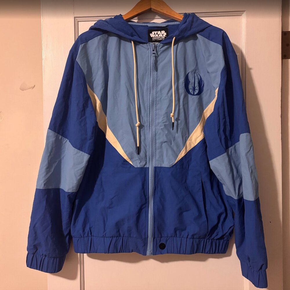 Star Wars Jedi Knights Throwback Windbreaker NWT - Picture 4 of 6